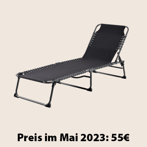Sonnenliege HALDEN | Aktueller Preis: 45€