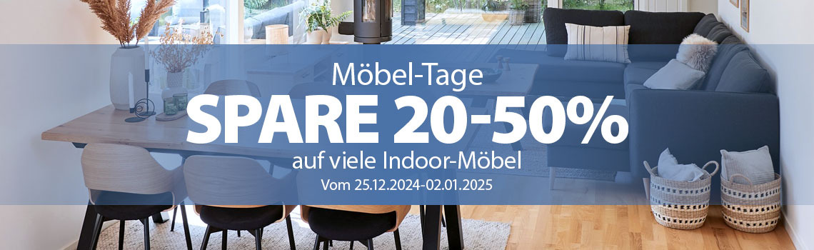 Spare 20-50% auf viele Indoor-Möbel