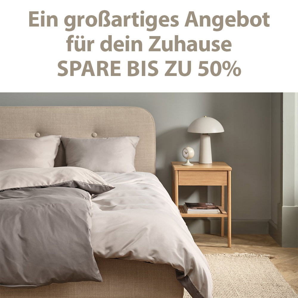 Spare bis zu 50%