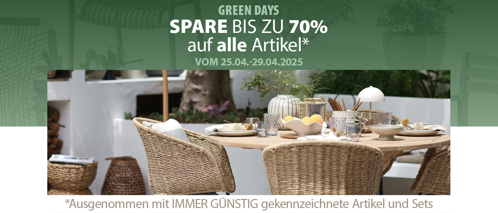 Spare bis zu 70%