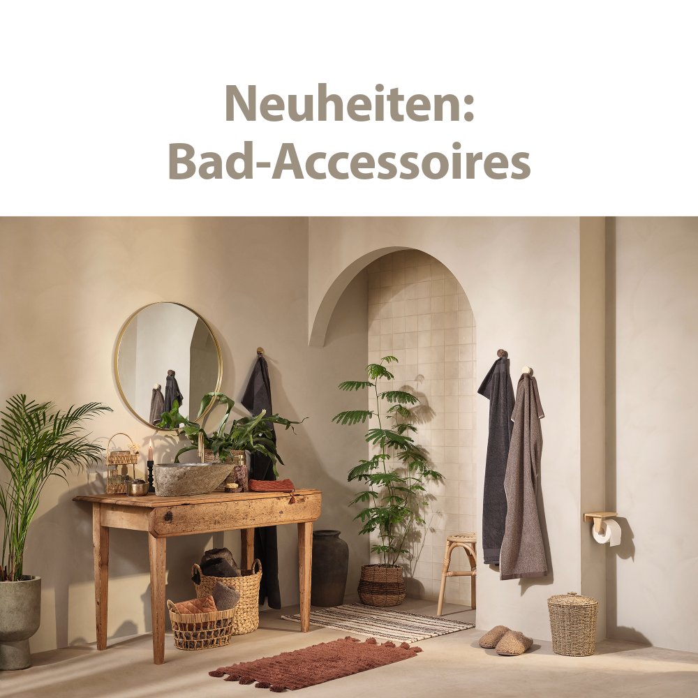 Neue Bad-Accessoires