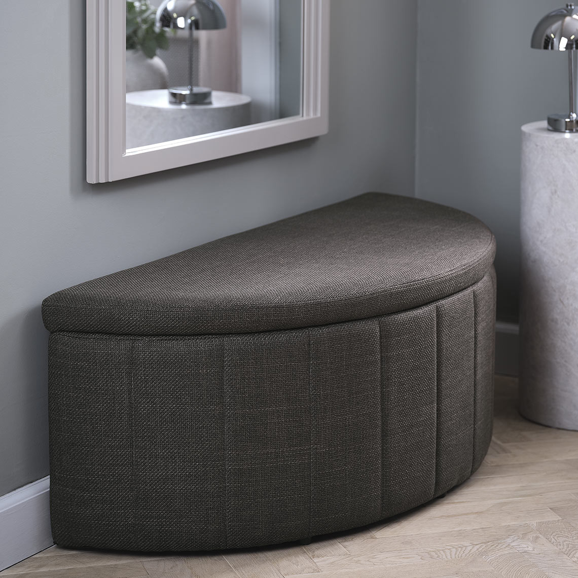 Sitzbank in Dunkelbraun