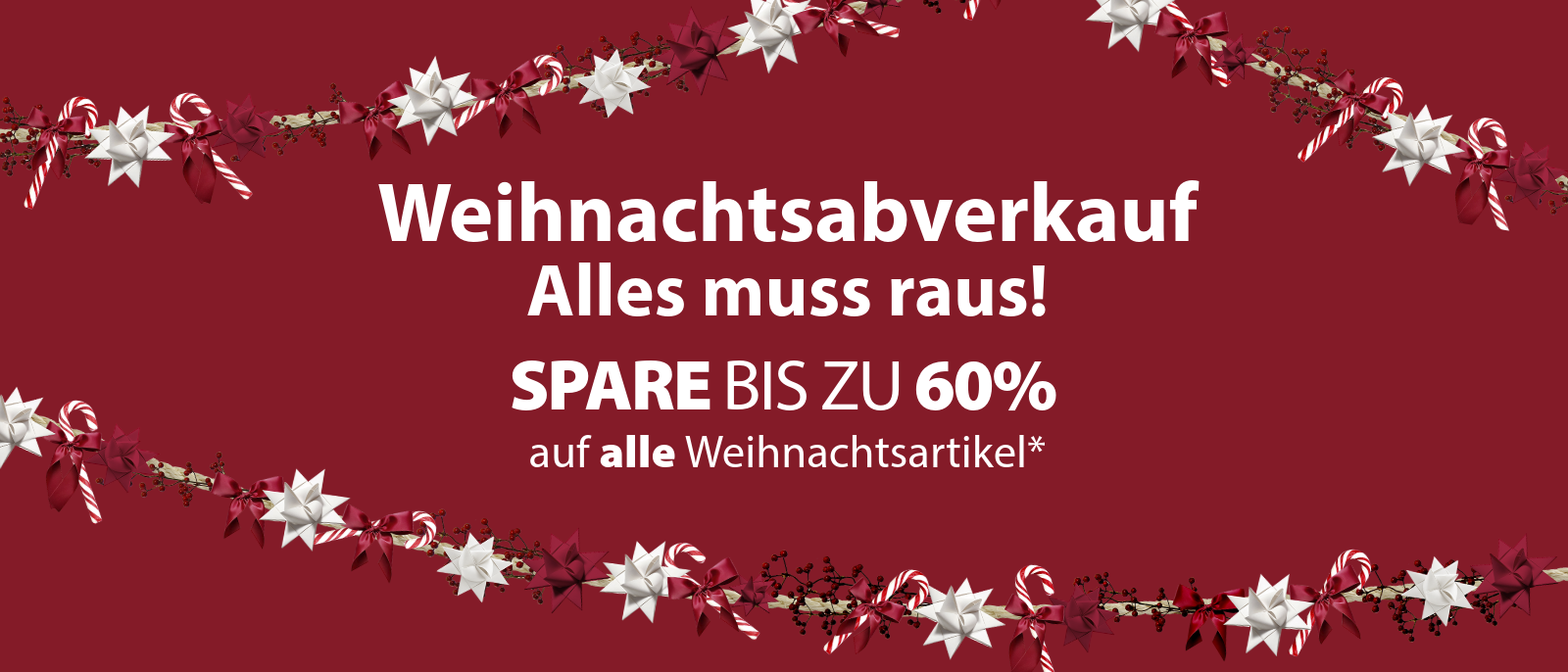 Weihnachtsabverkauf Weihnachtsabverkauf