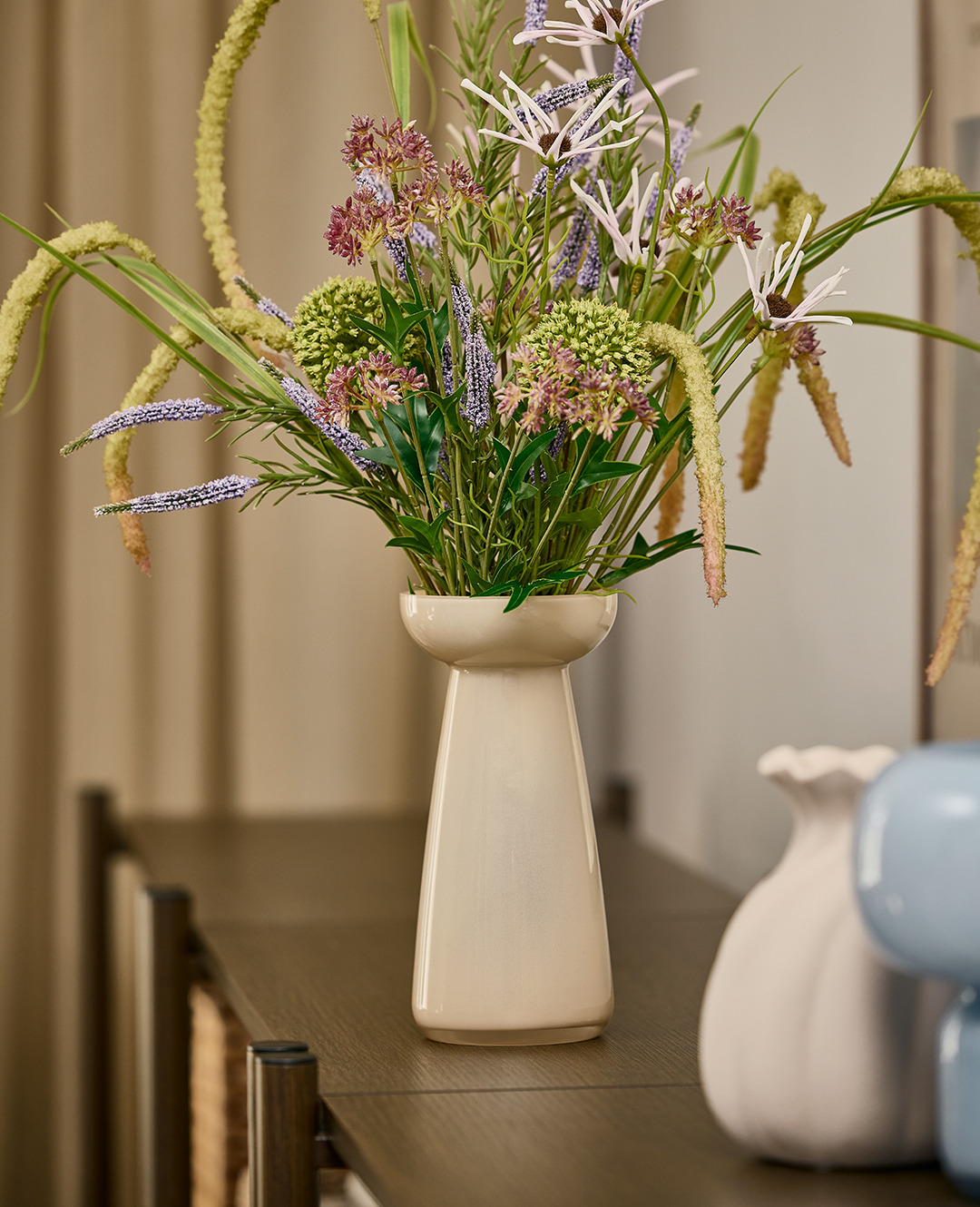 Künstlicher Blumenstrauß FRANZ und Vase VISTI