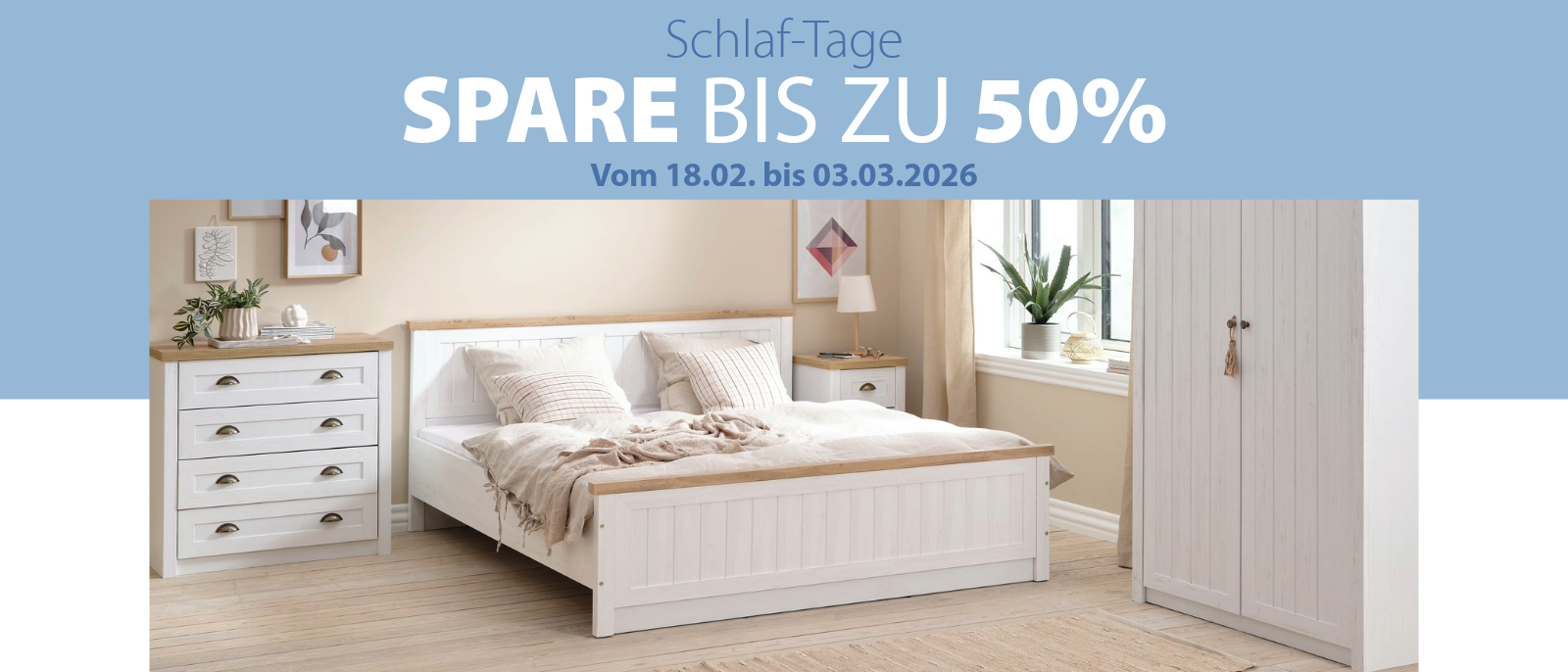Spare bis zu 50%