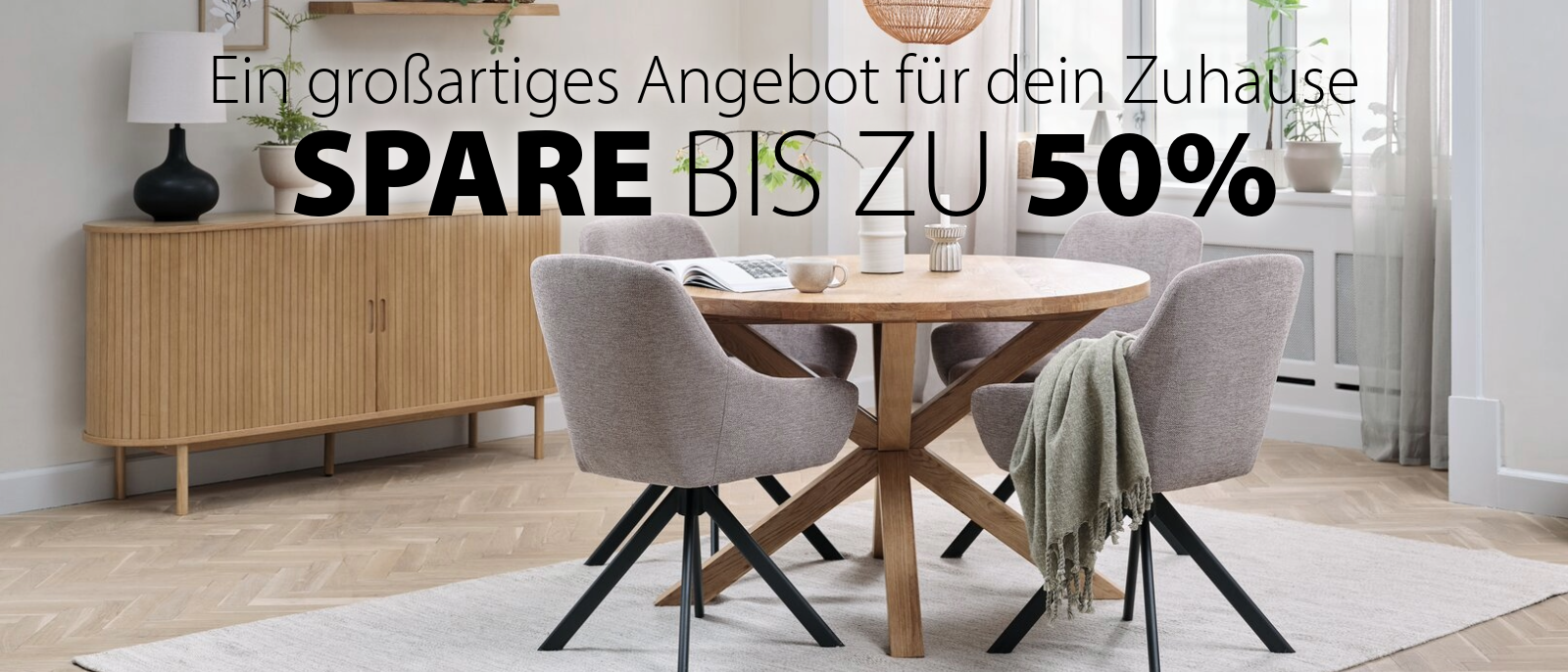 Spare bis zu 50%