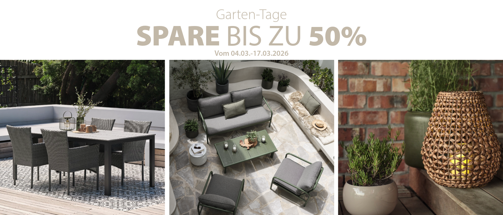 Spare bis zu 50%